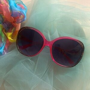 New Steve Madden Rhinestone Sunglasses Pink & Tortoise NWOT